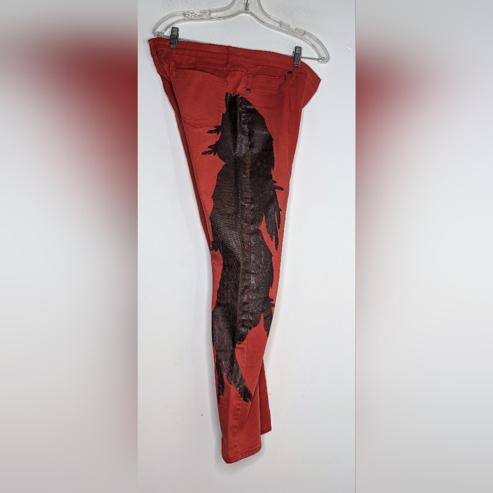 Haute Hippie Feather Print Pant